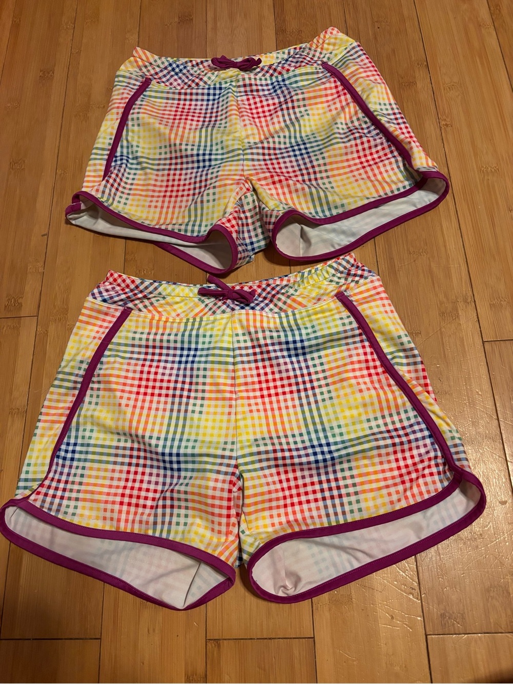 Lands’ End Swim bottoms. Includes 2 pair. Both Sz L10-12.